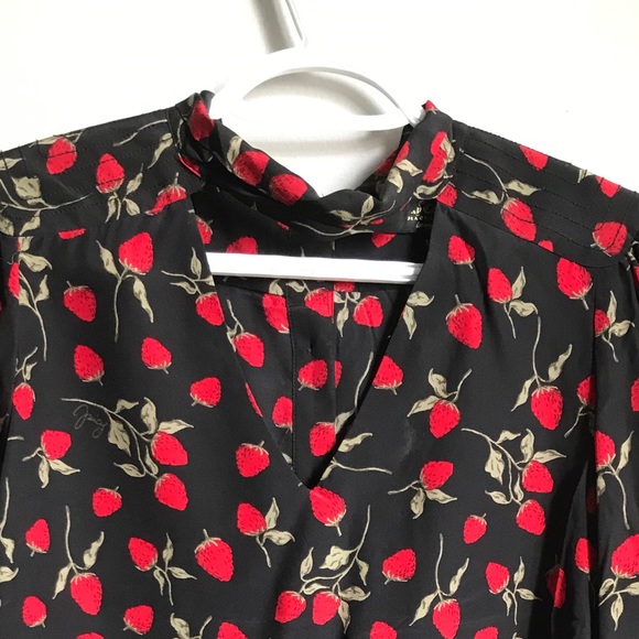 Juicy Couture Strawberry Button Up - Picture 2 of 3